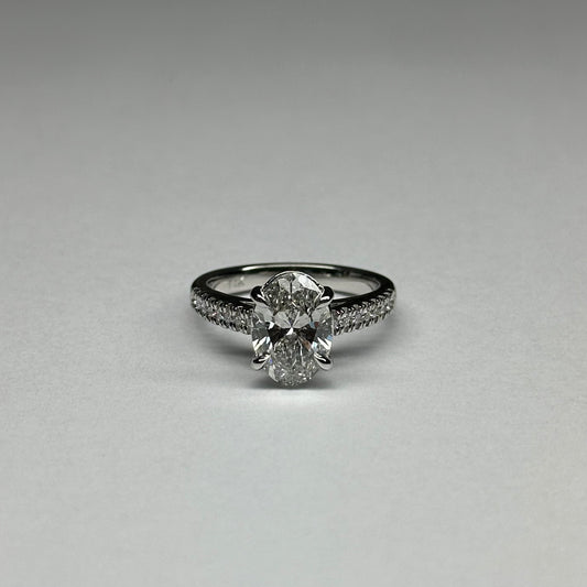 1.93ct Oval Lab Diamond Engagement Ring